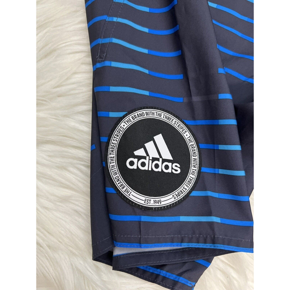 Adidas Mens Swim Shorts Melbour Tech CL HA0366 Blue Inseam 8" Size 32 - Picture 6 of 9